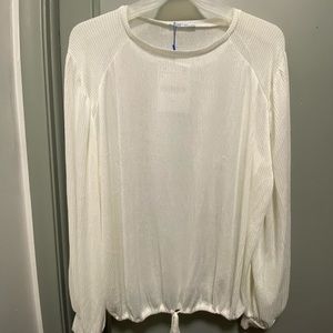 Zara sheer sweater